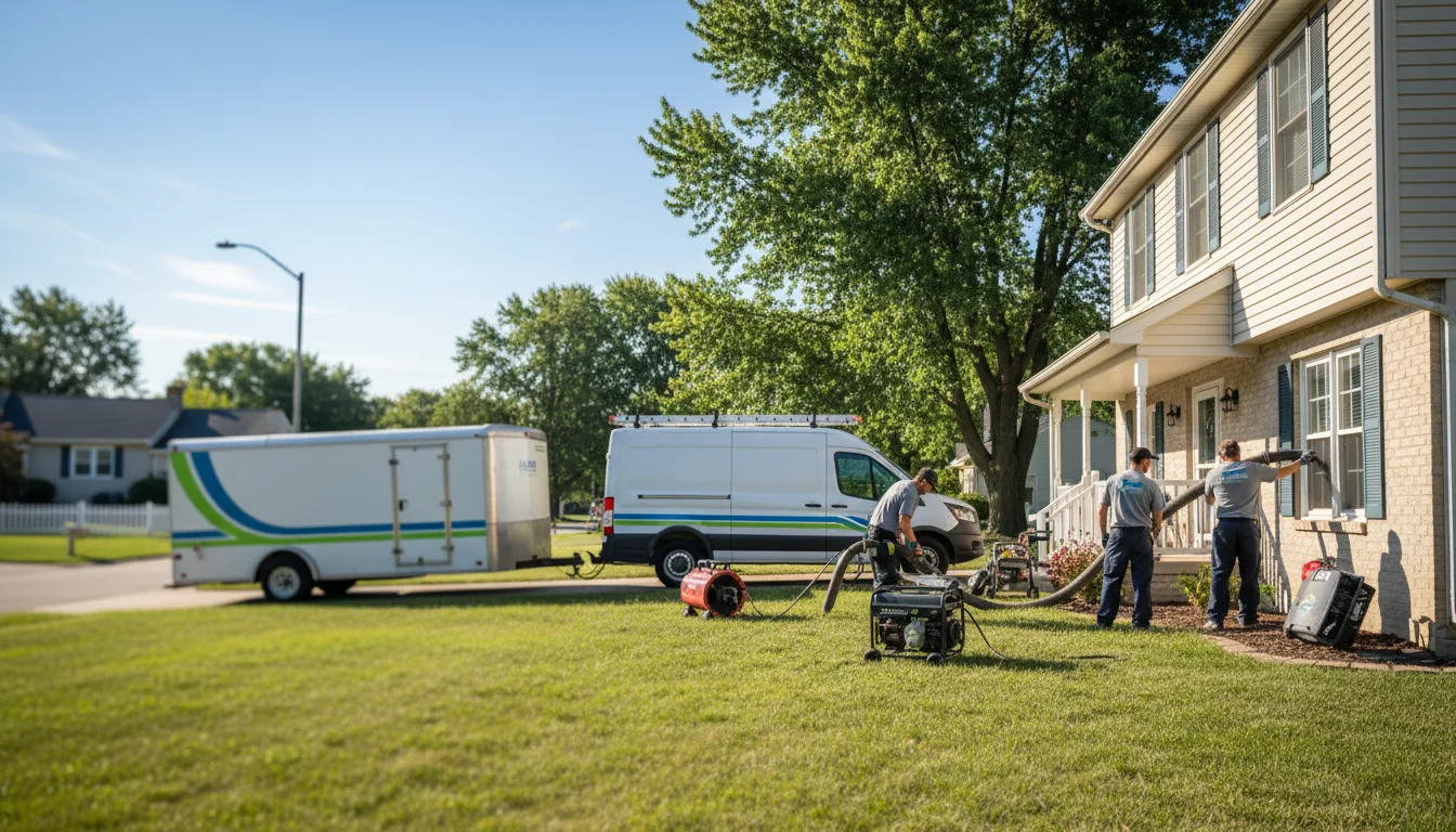 Flooded Basement Restoration And Cleanup With Repair in Milan, OH near me